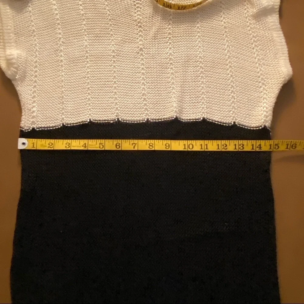 Christian Dior Vintage Cap Sleeve Knit Top Sweater - Picture 10 of 13